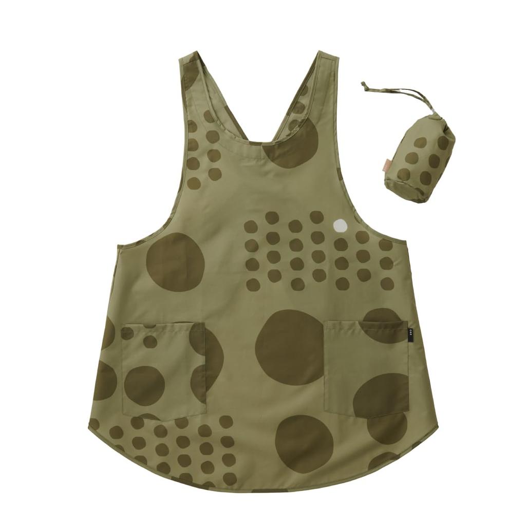 392plusm Maru Apron Khaki