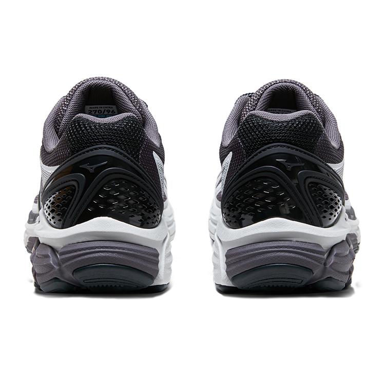 Mizuno Halo Mix Comfortable Trendy Non-Slip Wear-Resistant Low-Top Running Shoes Unisex Sneaker Cool-Gray Black D1GH240806
