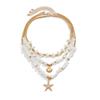Fashion Trendy Jewelry Fashion Stylish Niche Design Retro Baroque Shell Starfish Necklace Clavicle Chain