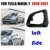 Left Driver Wing Door Mirror Cover Side Mirror Frame for 2018- Tesla Model Y