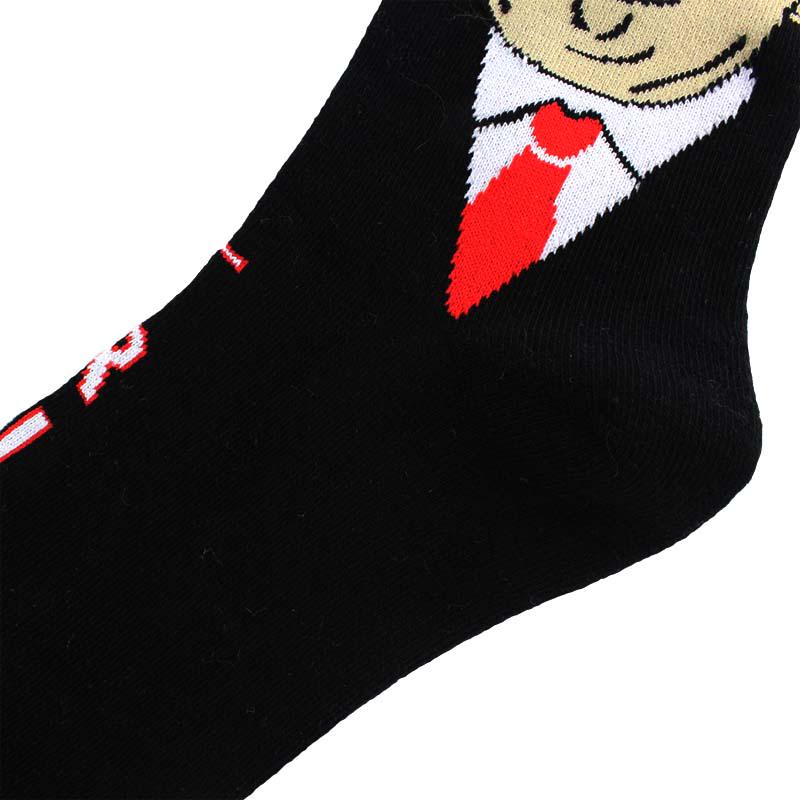 Unisex Funny Print Ponožky pro dospělé pro volný čas Crew 3D Ponožky pro posádku s falešnými vlasy Hot Sale Hip Hop Skateboard Sock