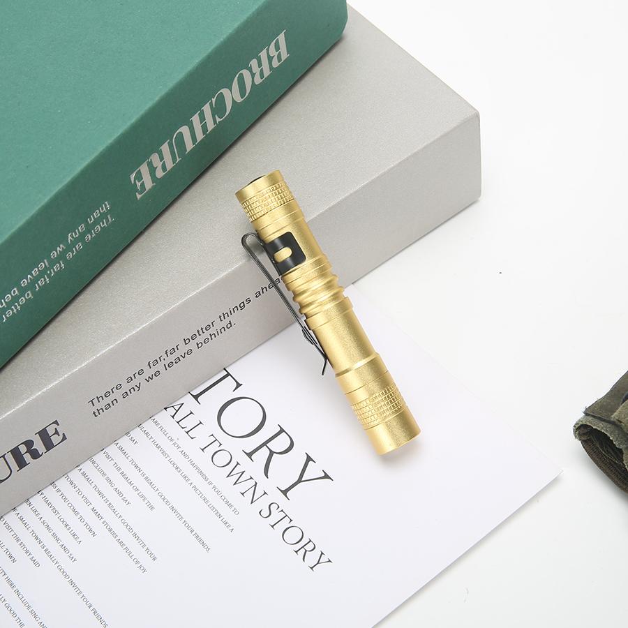 Mini Portable LED Pen Light With Clip Ultra Bright High Lumens Pocket Handheld Flashlight Torch For Camping Outdoor Emergency