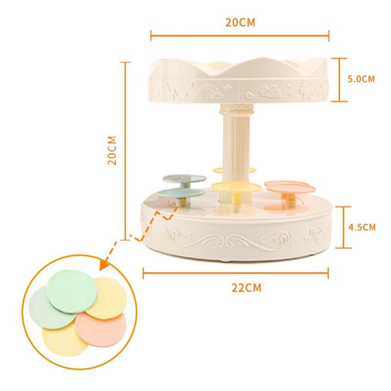 B97A-Cake And Sushi Stand Automatic Rotating Dessert Display Stand Stylish Rotating Food Serving Tray Ideal Gift