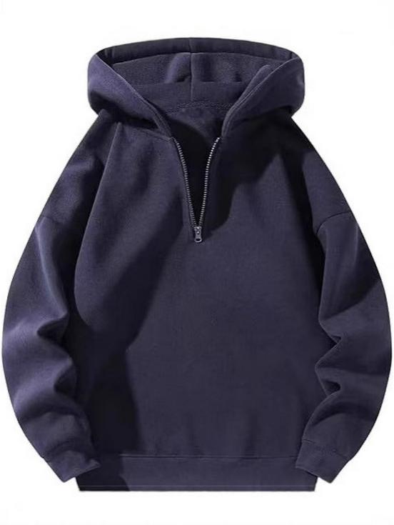 American Casual Zip-Up Hoodie - Loose Sport Sweatshirt for Spring & Autumn, European and American Streetwear.