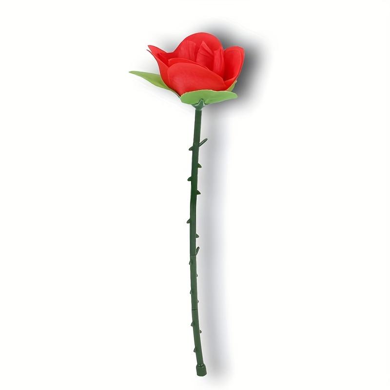 1pc Classic Couple Confession Magic Folding Rose Magic Props, Empty Handed Flower Close-up Magic