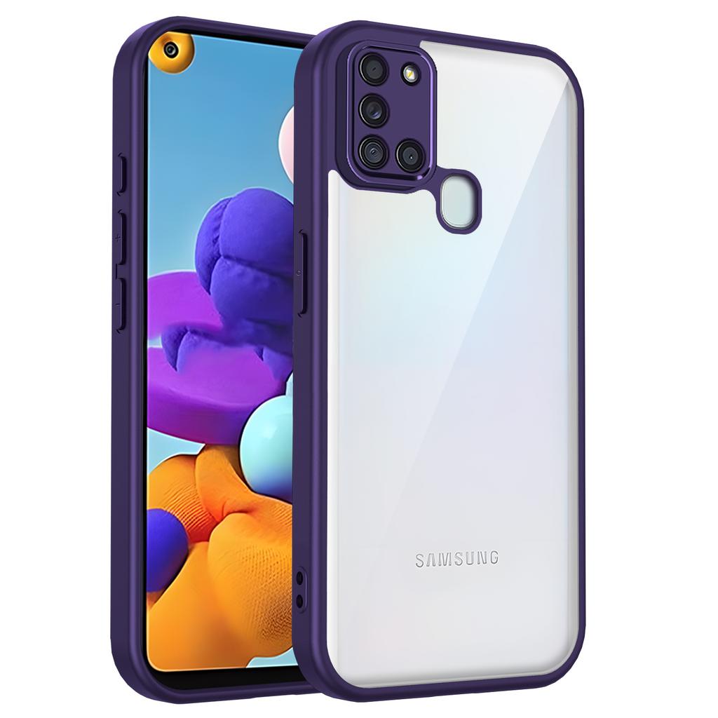 For Samsung Galaxy A21s Case Galaxy A21S Phone Case Galaxy A21S Cover Air Cushion Silicon Bumper Clear Matte Back Cover Hard
