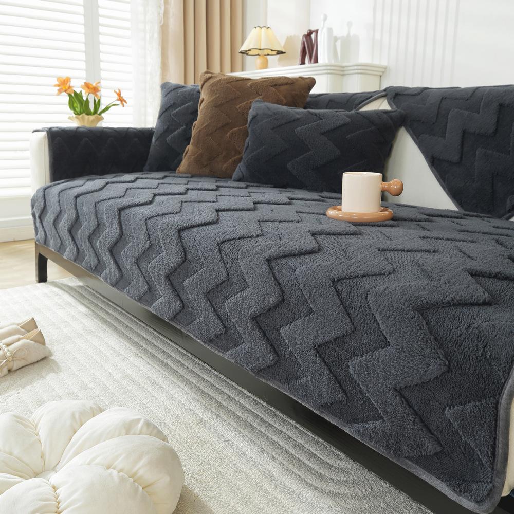 Thickened Plush Sofa Cushion Sofa Seat Cushion Sofa Towel Non-Slip Autumn And Winter  New Sofa Cover Cover Cloth