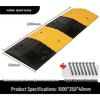 High-Quality Thickened Rubber Speed Bump for Road Safety