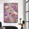 Colorful Vintage Flamingo Illustration Posters Natural Flowers Modern Prints Canvas Wall Art Pictures Home Living Room Decor