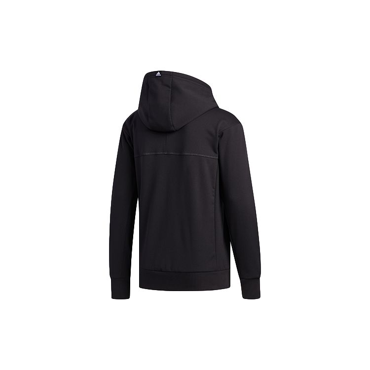 Adidas Winter Hooded Basketball Jacket Men Outerwear Black EC6236