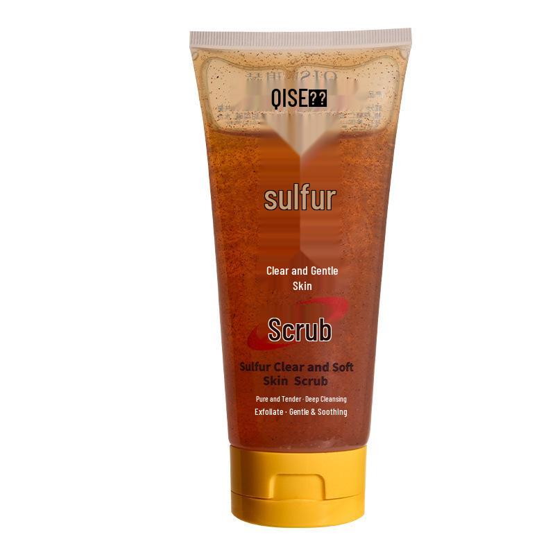 Qiser Sulfur Softening Scrub for Exfoliating, Deep Cleansing, and Moisturizing of Chicken Skin and Whole Body