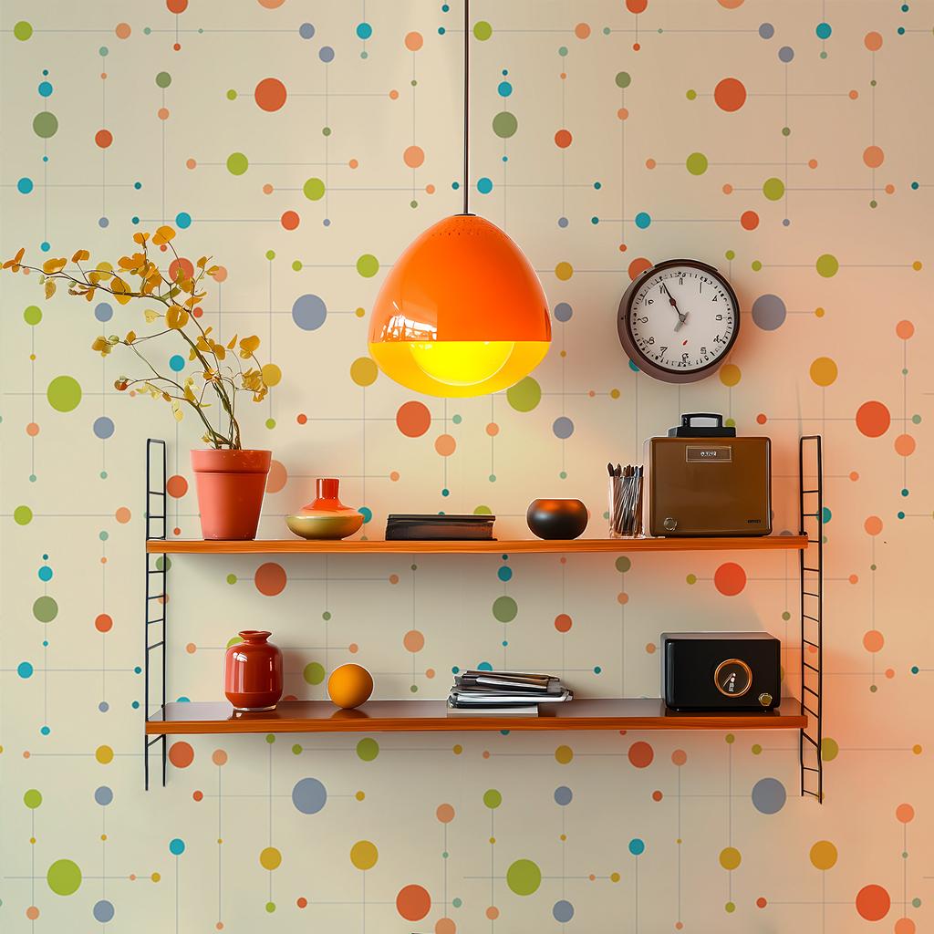 Colorful Dots Contact Paper Peel and Stick Polka Dot Wallpaper Self Adhesive Cabinets Sticker Film for Door Furniture Desk