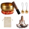 Tibetan Singing Bowl Set Stress Relief Tool Yoga Meditation Chanting Bowl For Yoga Chakra Healing Mindfulness Stress Relief