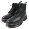 Excellent Dr.Martens Short Boots RIKARD POLISHED SMOOTH 8I 8-hole Black Leather Used