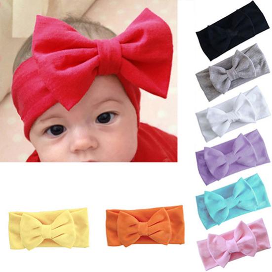 Super Cute Bowknot Baby Girl Toddler Headband Hair Band Accessory Xmas Gift