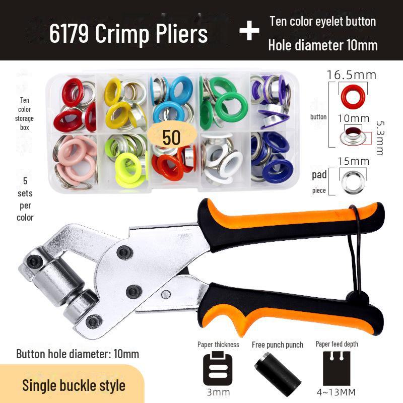 Air Eye with Installation Pliers Set for Display Stands and Poster Buttonhole Press