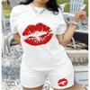 Sommer-Neustil Damen-Sportoutfit - lässiges T-Shirt und Shorts Set - Damenbekleidung - kurzes Outfit