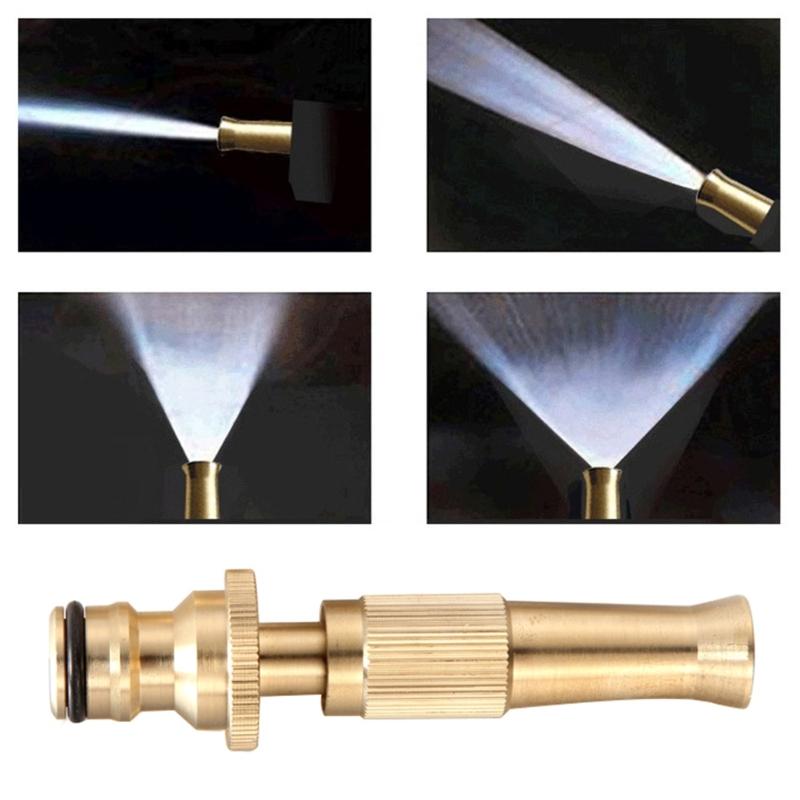 Garden Hose Quick Connector Set 3/4inch 1/2inch Solid Brass Garden Hose Fitting Hose Thread Fittings Quick Connector