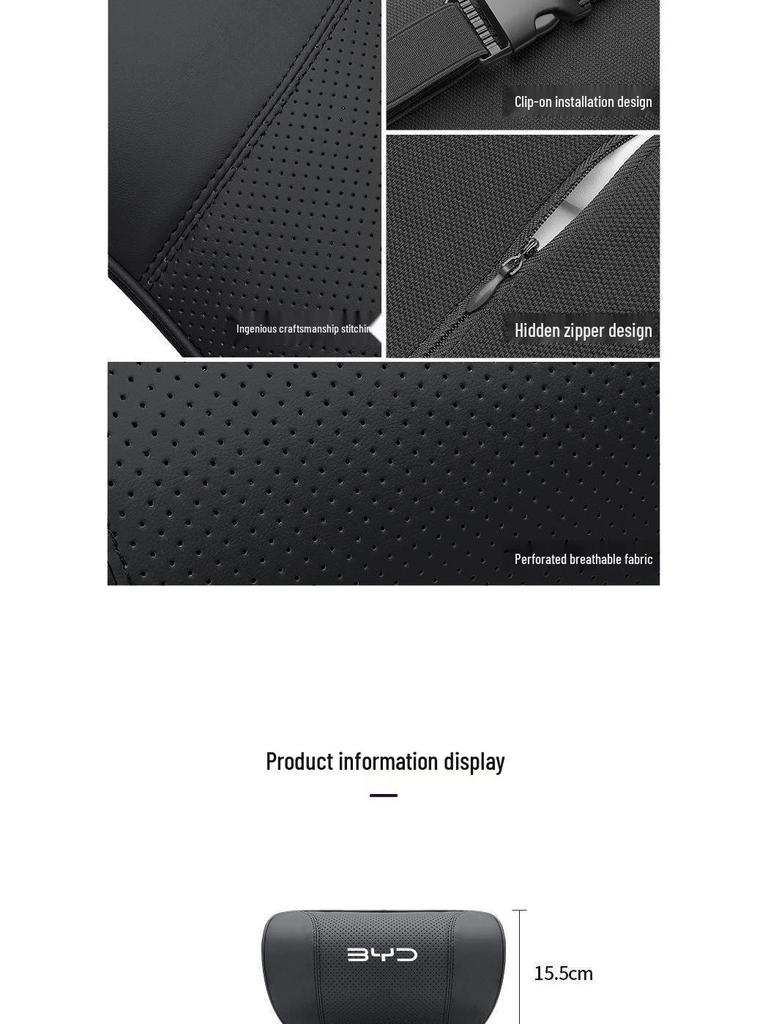 BYD E2/E3/E9 Memory-Schaum Nacken- und Lendenwirbelstützkissen-Set