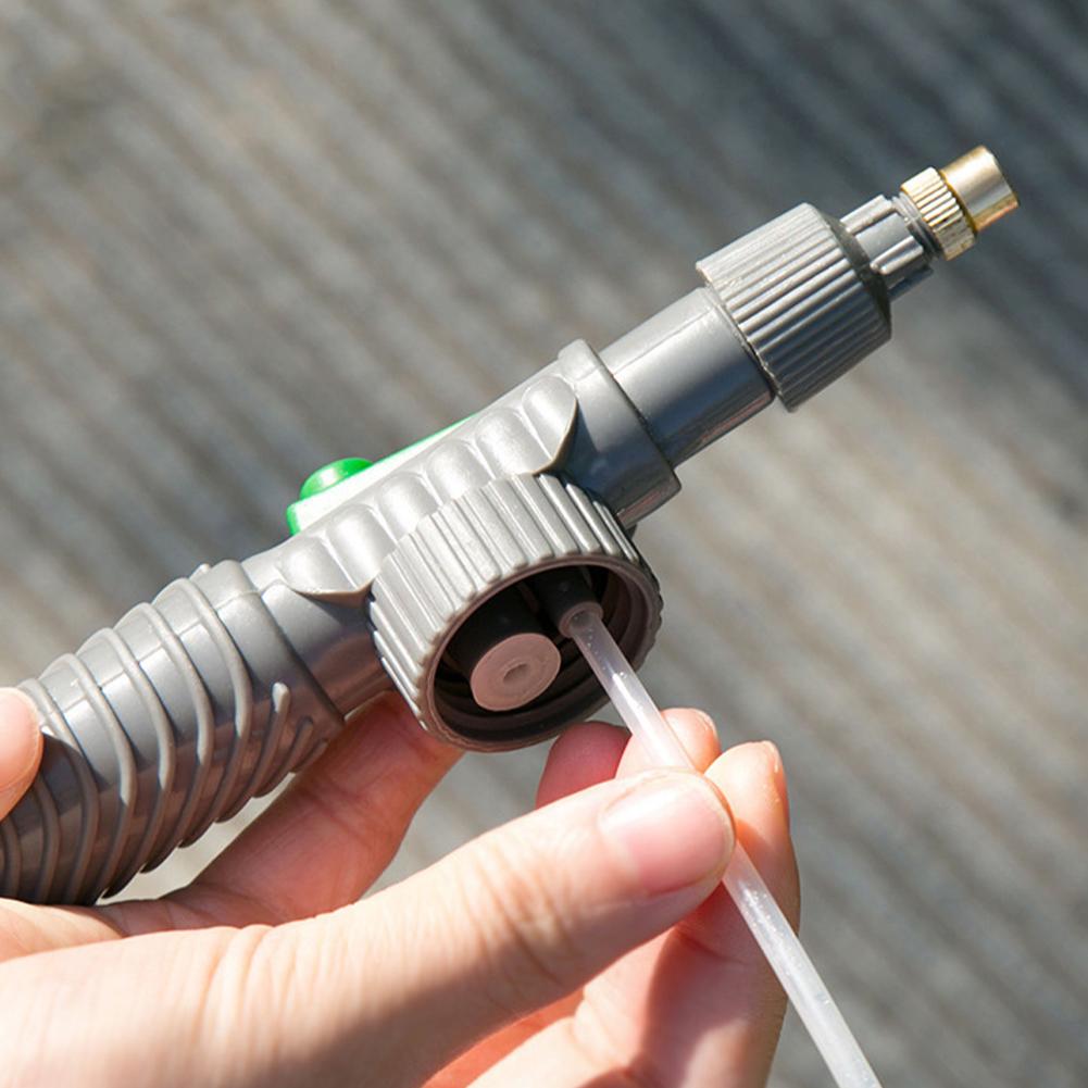 High Pressure Air Pump Manual Sprayer Adjustable Drink Bottle Spray Head Nozzle Garden Watering Tool Sprayer Agriculture Tools