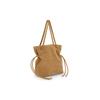 Charles & Keith Замшевая сумка-тоут на шнурке Женские сумки-тоут Sahara-Sand CK2-80151536-1