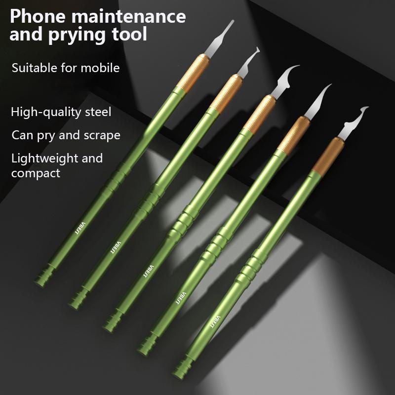 

VBEST VBST-79A 5-in-1 CPU Pry Knife Kit Mobile Phone Motherboard IC Chip Glue Remove Repair Tool Type A