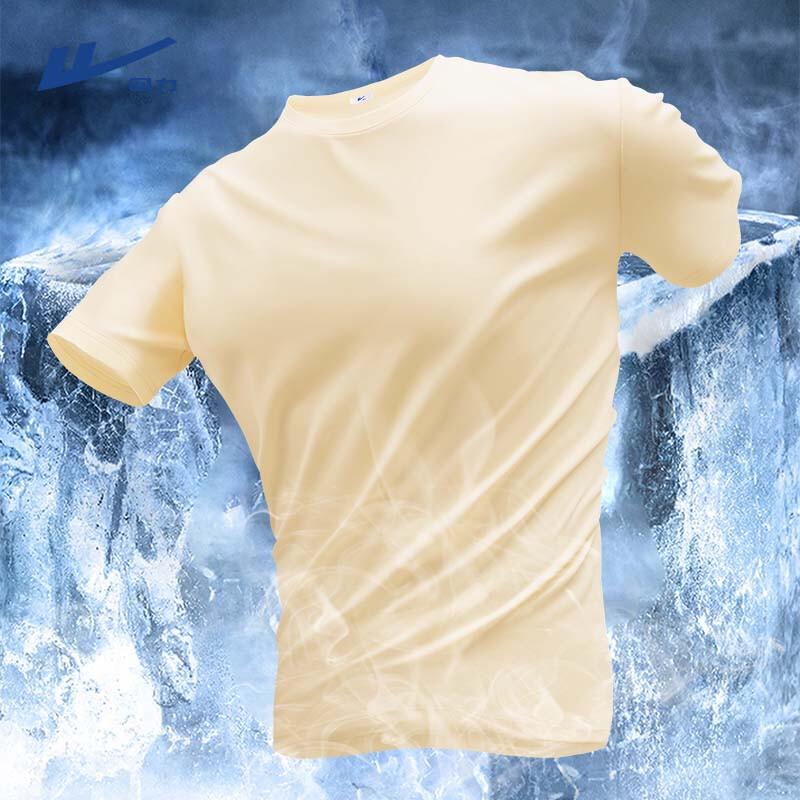 Warrior Men s Summer Quick-Dry Ice Silk Loose Short Sleeve T-shirt L