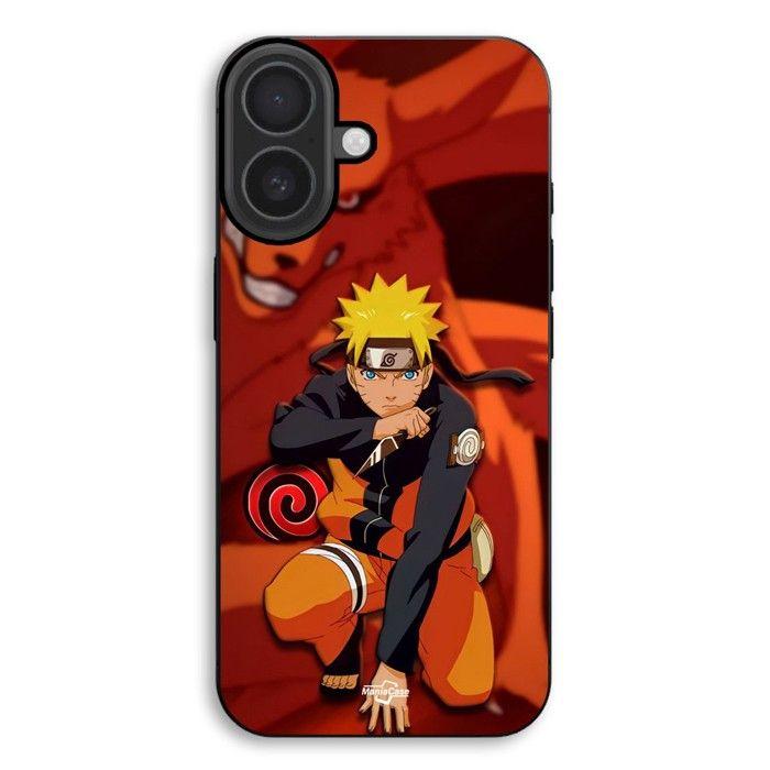 Coque de téléphone - MANIACASE - iPhone 17 - Silicone TPU - Naruto Kurama - Souple