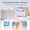 Blue Fruit Direct Liquid Acrylic Marker Pen for Kids - Large Capacity Soft Tip for Watercolor Painting