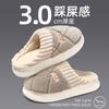 Household Cotton Slippers Thick Winter Thick Bottom Non-slip Couple Indoor Household Gerin Warm Wool Cotton Mop