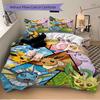 3pcs Pokemon Bedding Set. Soft and Comfortable with No Core Included (1x Duvet Cover + 2x Pillow Covers) Yy251010122