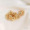14K Gold-Filled Color-Preserving Magnetic Clasp Bead for Bracelet/Necklace DIY Jewelry, Round Shape