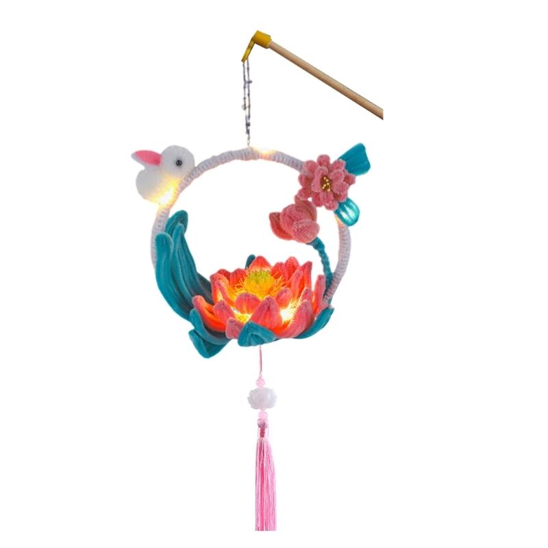 Lovely Rabbit Shape Handmade Twisting Bar Flower Light Fashion Home Accessory for Bedroom Living Room Decoration