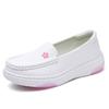 Nurse Shoes for Women with Soft Sole, Breathable Flat Bottom, Thick Sole, Anti Slip, Autumn and Winter Medical Work Shoes with Added Fleece