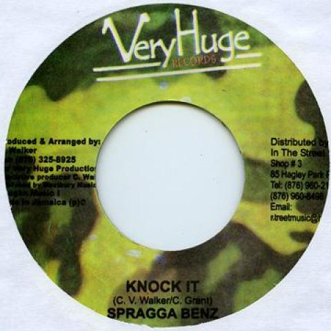 

7inch Record SPRAGGA BENZ / RED SQUARE - Knock It / Bwoy Very Huge 2006 Jamaica Reggae, Ska & Dub