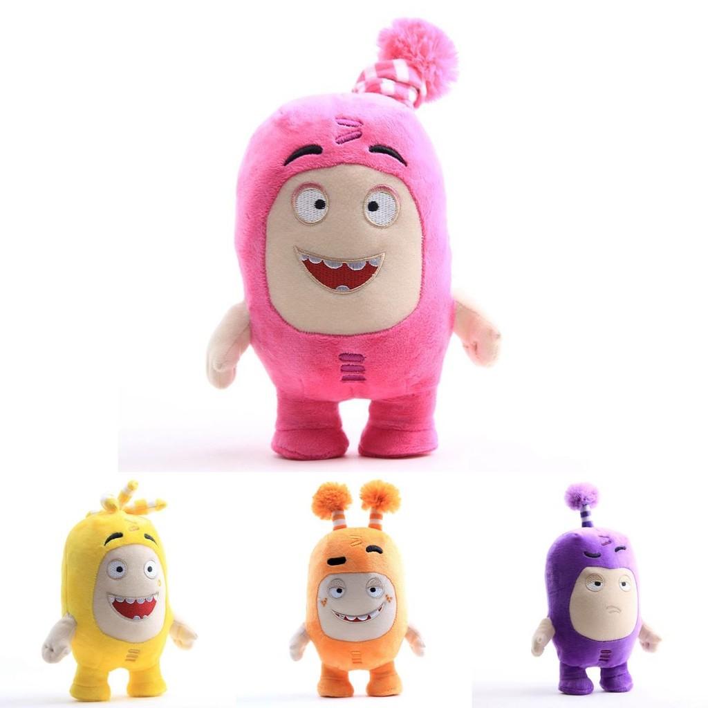 Delightful Oddbods 23cm Plush Soft Cuddly Toy Newt Bubbles Pogo Zee Jeff Fuse Slick Stuffed Figure