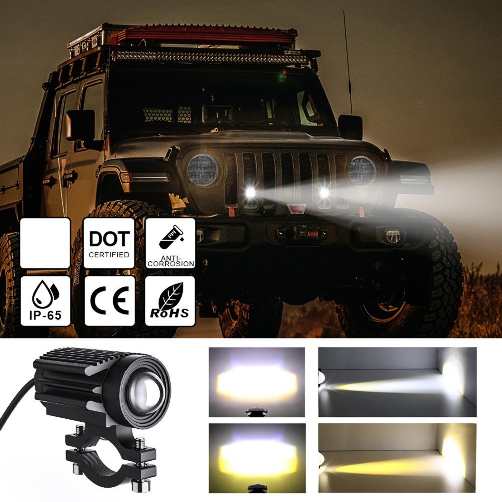 

1/2pcs Aluminum Alloy Motorcycle Fog Lamp IP65 Waterproof Driving Lights Motorcycle Use 1pc