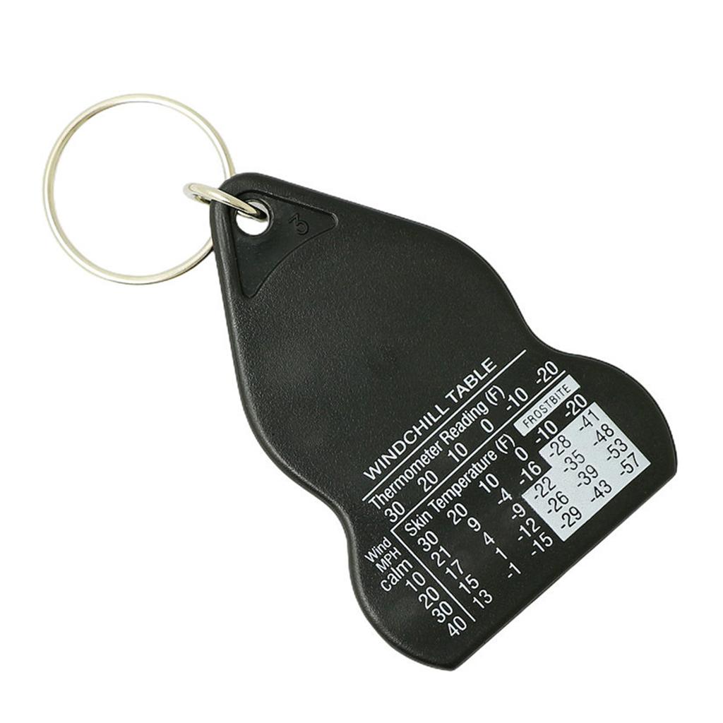 Convenient Compassing Thermometer Temperature Gauge with Keychain Perfect for Outdoor Explorations Reliable Navigation