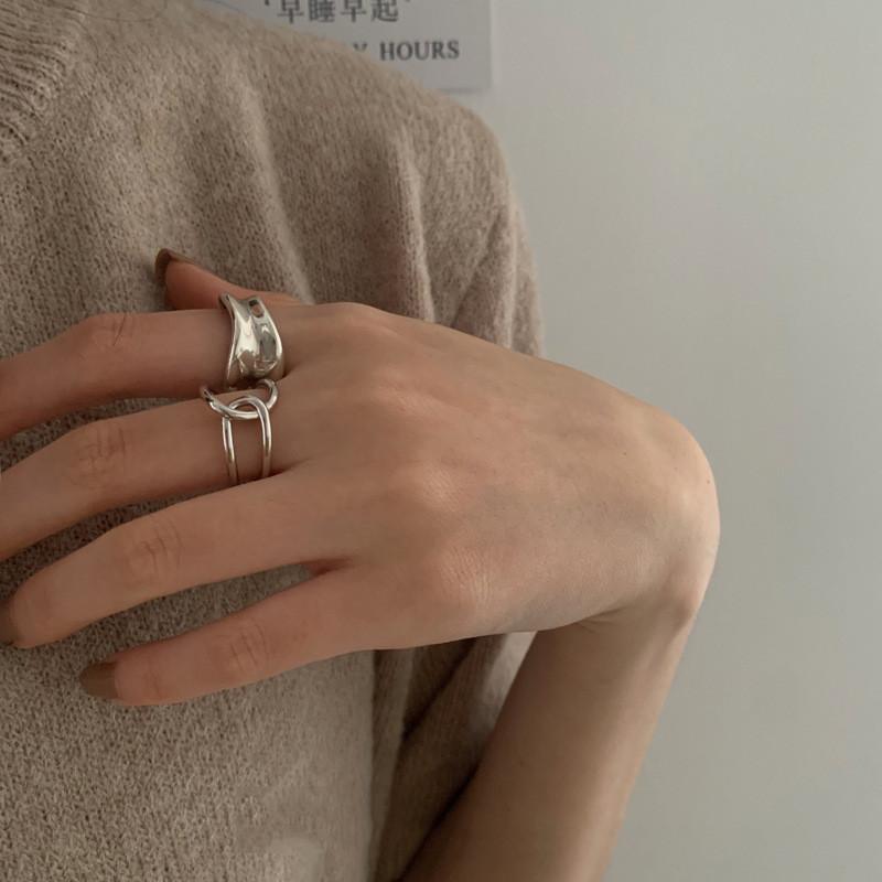 Geometric Copper Sophisticated Ring For Women With Adjustable Fit Perfect For Trendy Outfits