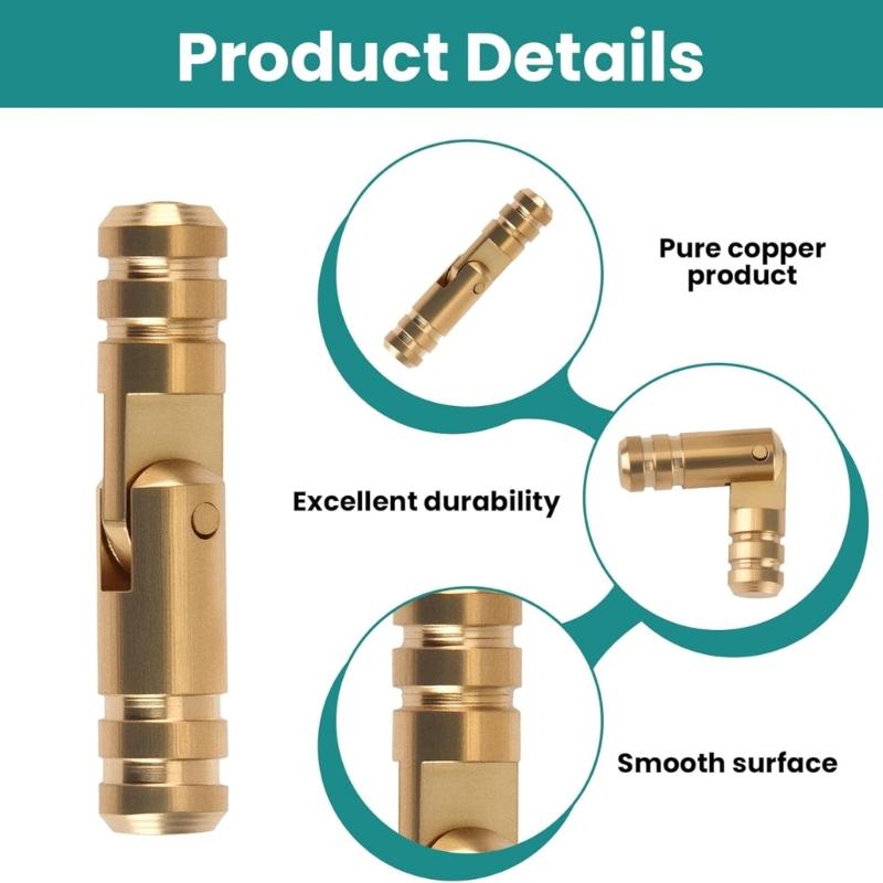 Packung mit 50 massiven Messing-Miniaturzylinderbändern für Schmuckschatullen Holzhandwerk Antike Truhen Zubehör