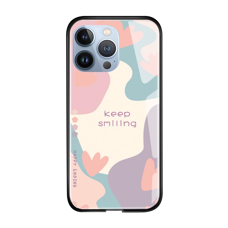 Tempered Glass Phone Case For iPhone 11 12 13 14 15 16 17 Redmi 10 12 14C Note10 Note14 Xiaomi 11Lite PocoC75 Soft Edge Shockproof Smooth Shell