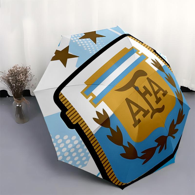 Argentina Football Association Automatic Opening and Closing, 8 rib Structure Portable Umbrella, Suitable for Men and Women in All Seasons