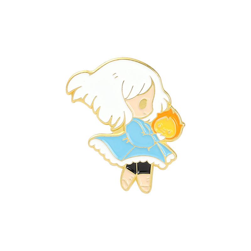 Cartoon Ramen Playful Inspired Brooch In Highquality Alloy For Fashion Decoration And