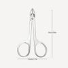 Sharp Precision Cuticle Scissors Stainless Steel Manicure Tool, Dead Skin & Hangnails Removal Perfect For Nail Bed Trimming