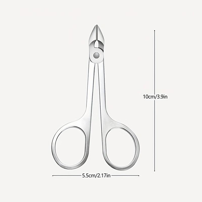 Sharp Precision Cuticle Scissors Stainless Steel Manicure Tool, Dead Skin & Hangnails Removal Perfect For Nail Bed Trimming