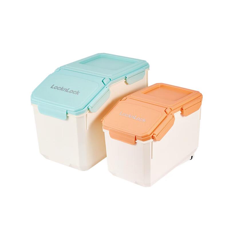 LOCK&LOCK Moisture-Proof Rice Storage Container with Wheels