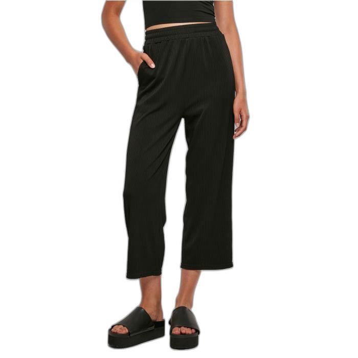 Jupe-culotte - Urban Classics - Interlock - Noir - Confortable - 7/8ème - Fitness