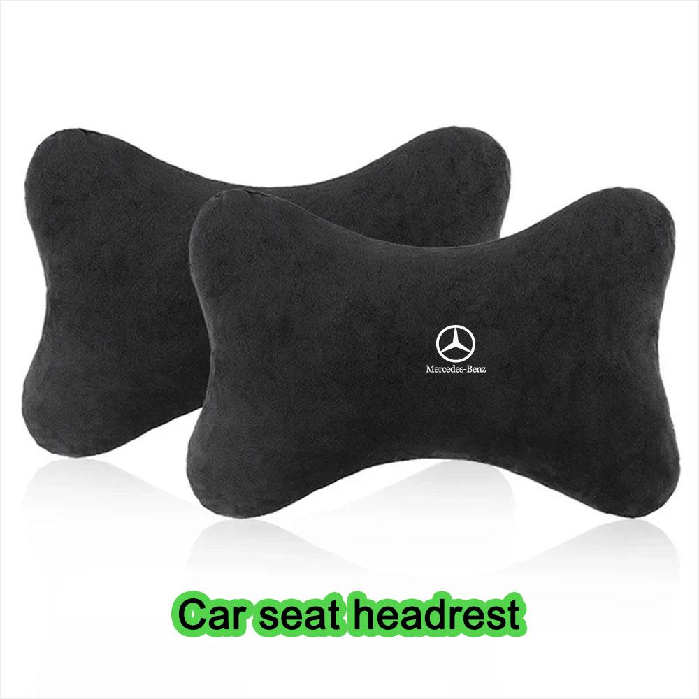 CRM1 Fashion Black Car Headrest,plush Neck Protection,driver's Neck Pillow,car Accessories,for Mercedes-Benz W220 W205 W204 W201 W202
