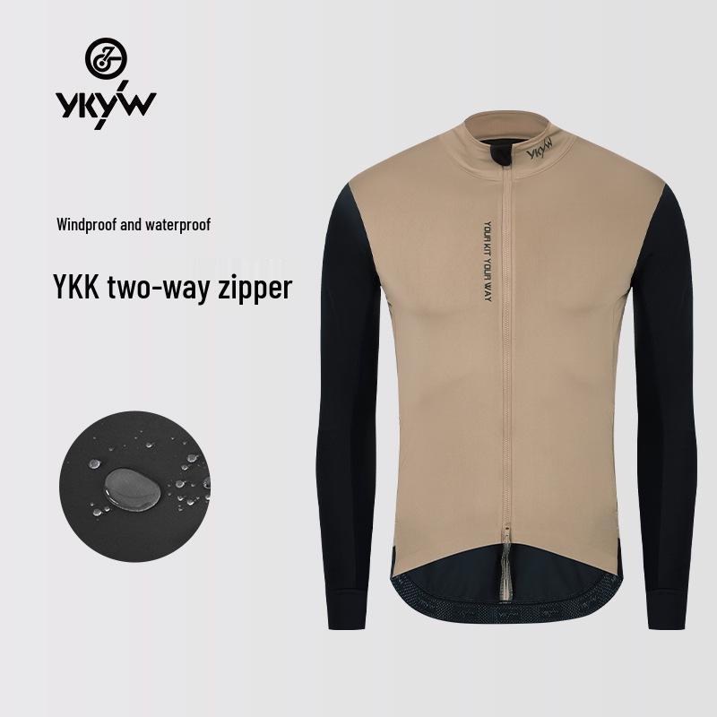 

YKYW Autumn-Winter Waterproof Windproof Cycling Jacket Mountain Bike Windbreaker XL