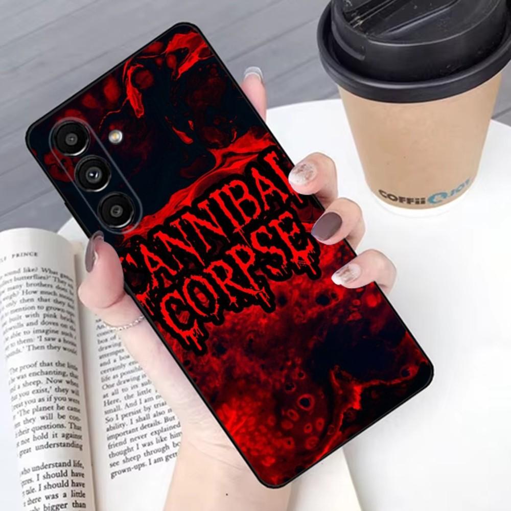 

Cannibal C-Corpse Rock Band Phone Case For Samsung S 25,24,21,22,23,30,20,Ultra,Plus,Fe,Lite,Note,10,9,5G Black Soft Samsung S25